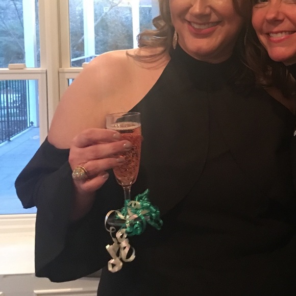 ELOQUII cold shoulder ruffle sheath dress - Picture 12 of 13